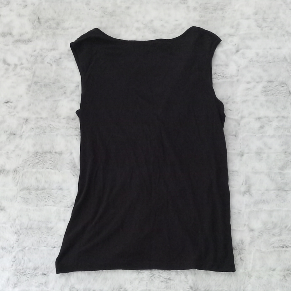 CAbi black lightweight Scoop Neck summer tank. Size L. - Picture 4 of 6